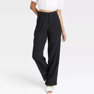 A New Say Black Pleated Dress Pants Size 16 NWOT